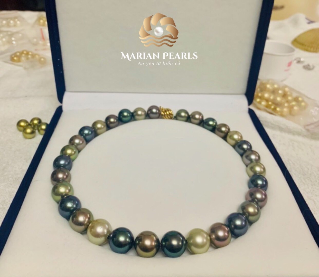Vòng cổ Ngọc trai Tahiti