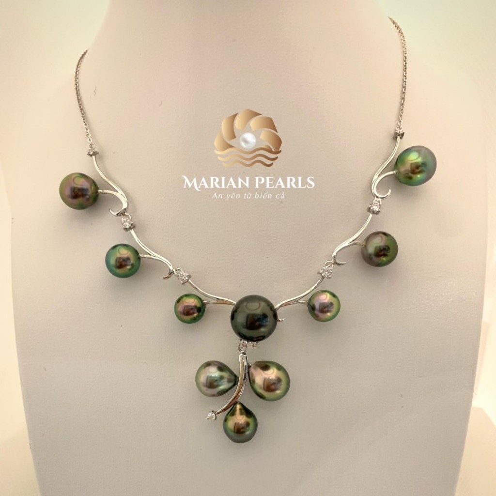 Vòng cổ Ngọc trai Tahiti