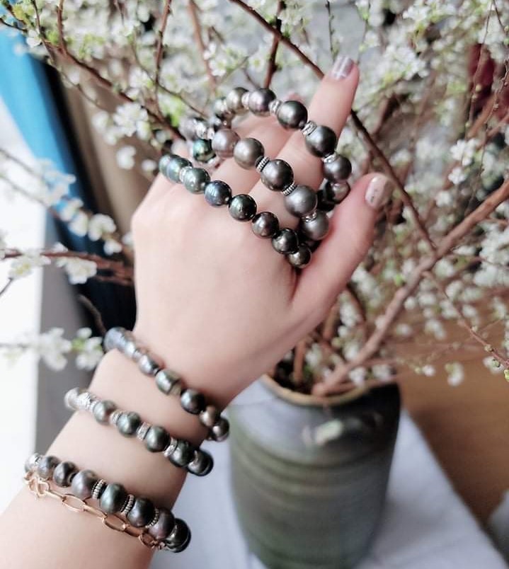 Vòng tay ngọc trai Tahiti