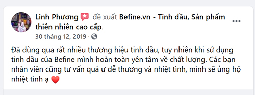 Phản hồi của khách hàng 1