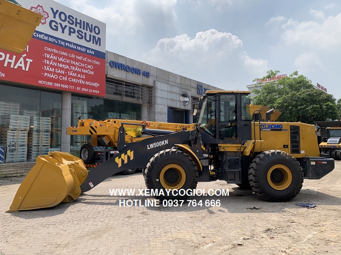 máy xúc lật xcmg lw500kn gầu 4.5 m3