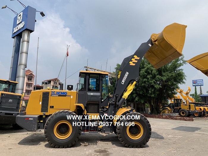 máy xúc lật xcmg lw500kn gầu 4.5 m3