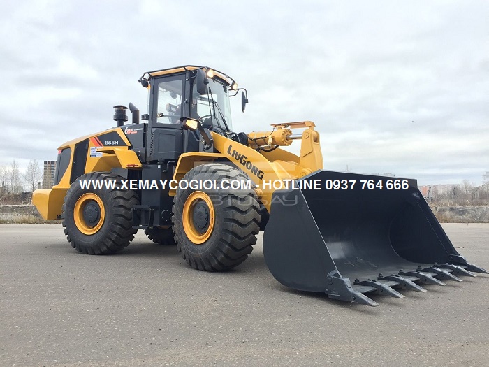 máy xúc lật gầu 3 m3 liugong 855h