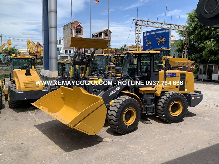 máy xúc lật xcmg lw500kn gầu 3.5 m3