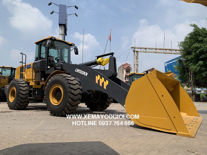 máy xúc lật xcmg lw500kn gầu 4.5 m3