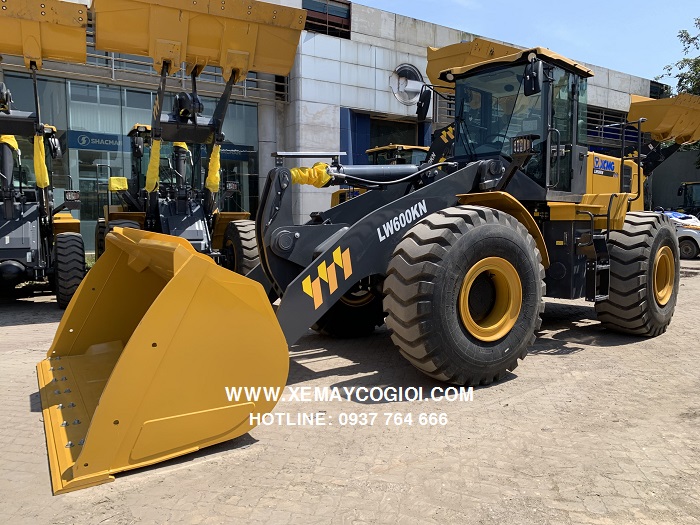 máy xúc lật xcmg lw600kn gầu 4.5 m3