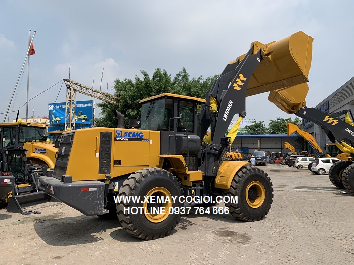 máy xúc lật xcmg lw500kn gầu 4.5 m3