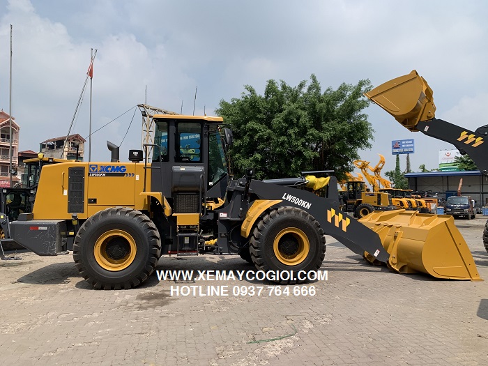 máy xúc lật xcmg lw500kn gầu 4.5 m3
