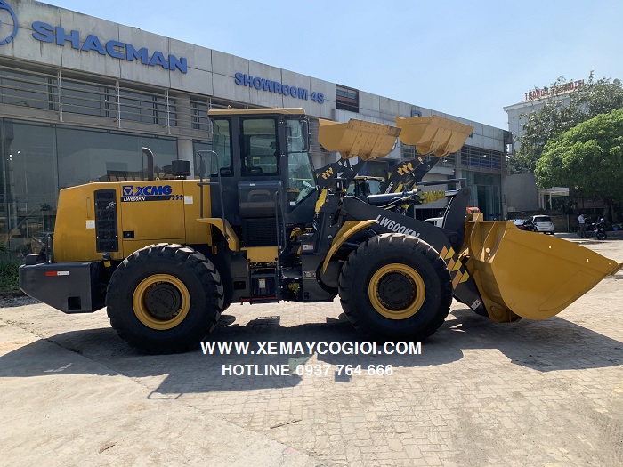 máy xúc lật xcmg lw600kn gầu 5 m3