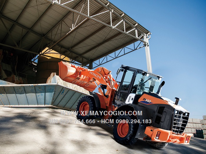 máy xúc lật hitachi zw140