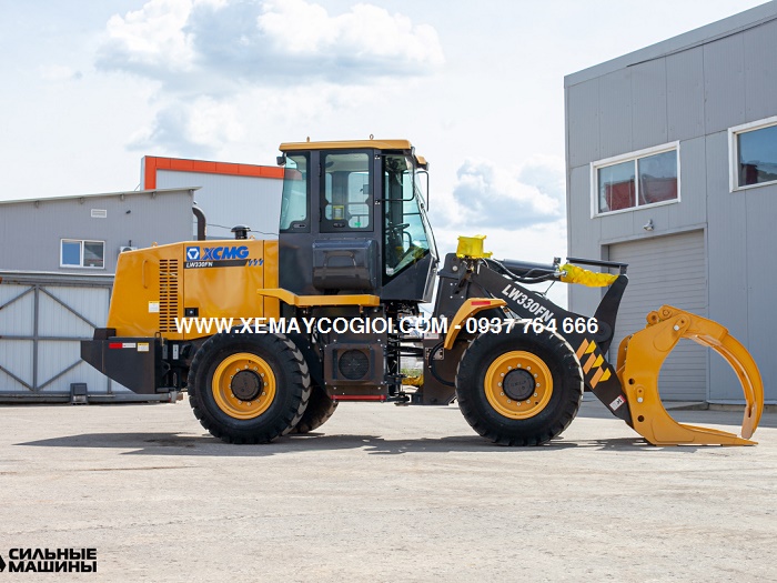 thông số máy xúc lật gắp gỗ xcmg lw300fn