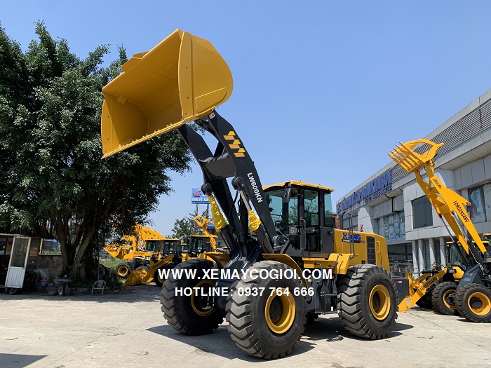 máy xúc lật xcmg lw600kn gầu 4.5 m3