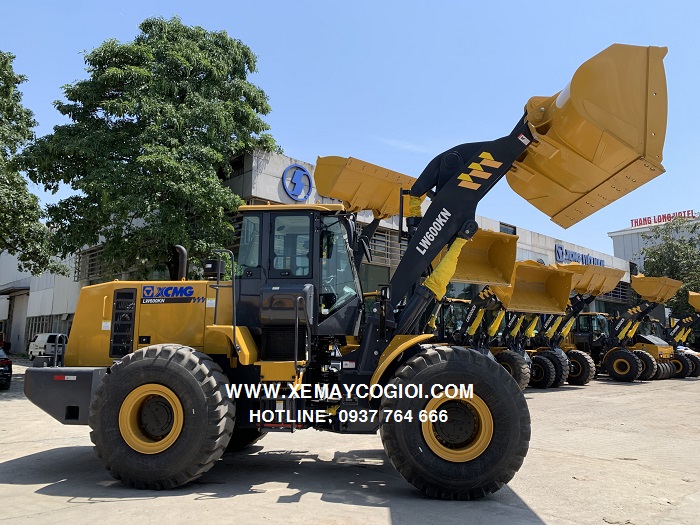 máy xúc lật xcmg lw600kn gầu 4.5 m3