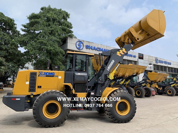 máy xúc lật xcmg lw500kn gầu 4,5 m3