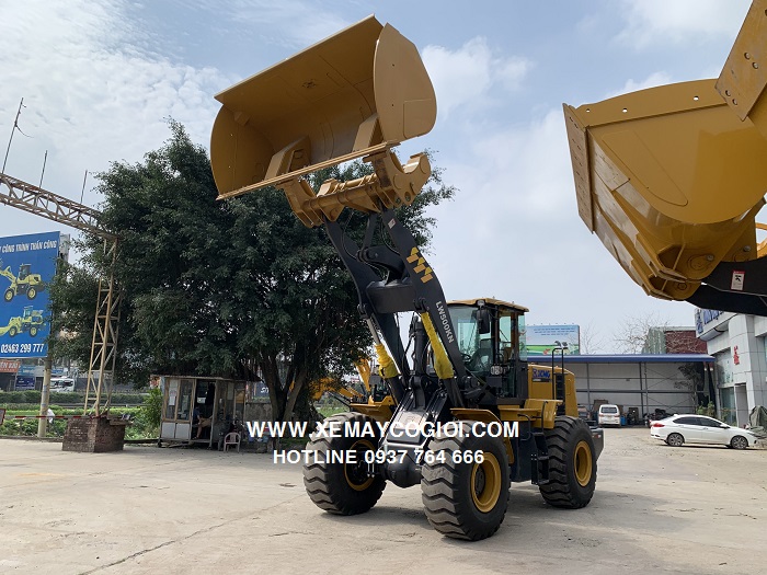máy xúc lật xcmg lw500kn gầu 4,5 m3