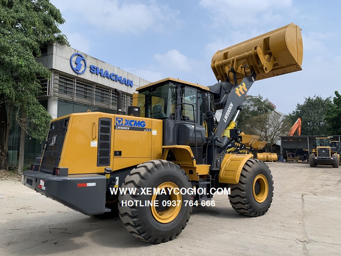 máy xúc lật xcmg lw500kn gầu 4,5 m3