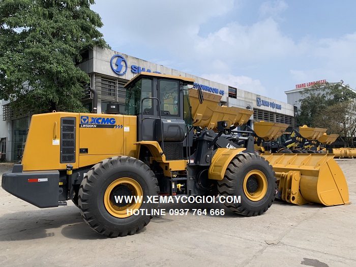 máy xúc lật xcmg lw500kn gầu 4,5 m3