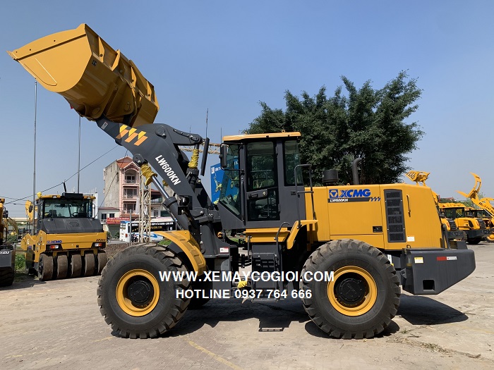 máy xúc lật xcmg lw600kn gầu 5 m3