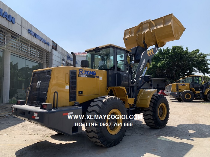 máy xúc lật xcmg lw600kn gầu 5 m3