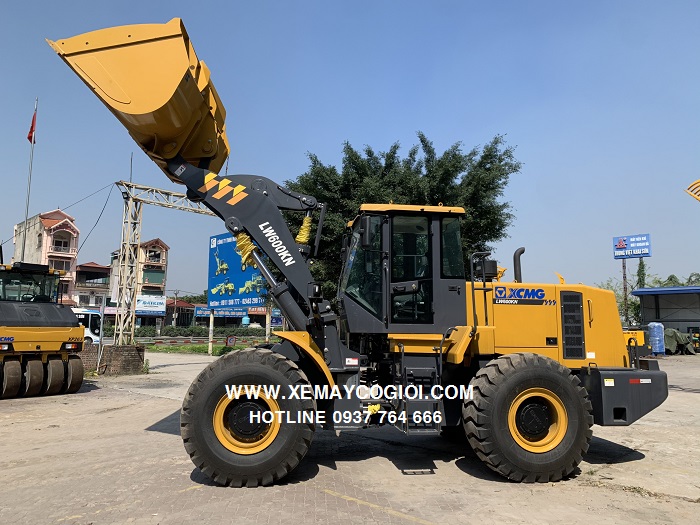 máy xúc lật xcmg lw600kn gầu 5 m3