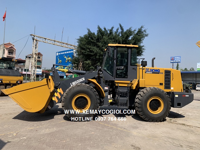 máy xúc lật xcmg lw600kn gầu 5 m3