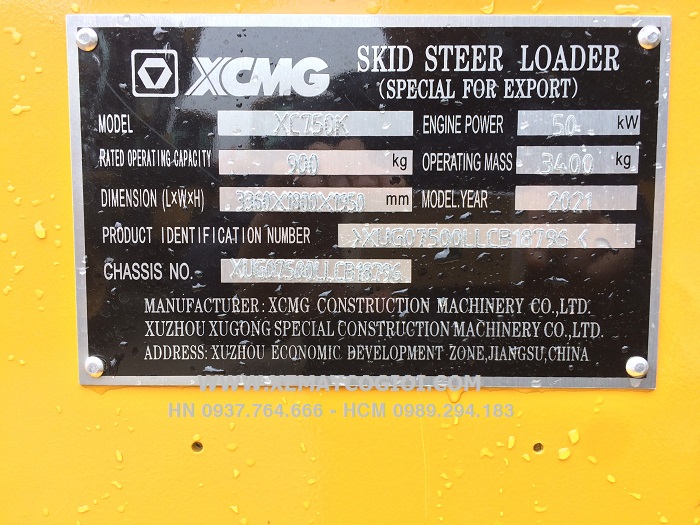 may-xuc-lat-quet-bui-rac-xcmg-xc750k