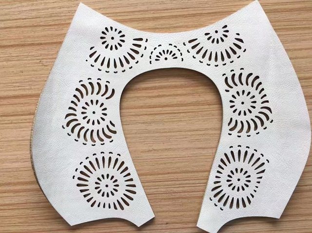 cắt tạo hình hoa văn trên da