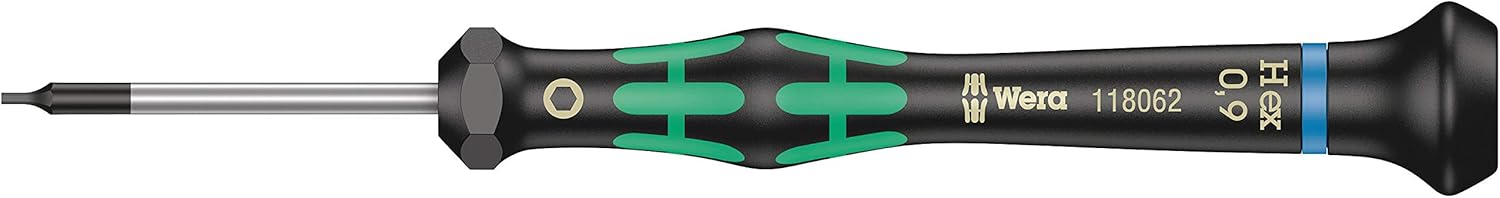 Tua vít linh kiện Wera 2054 size Lục giác 0.9mm 118062