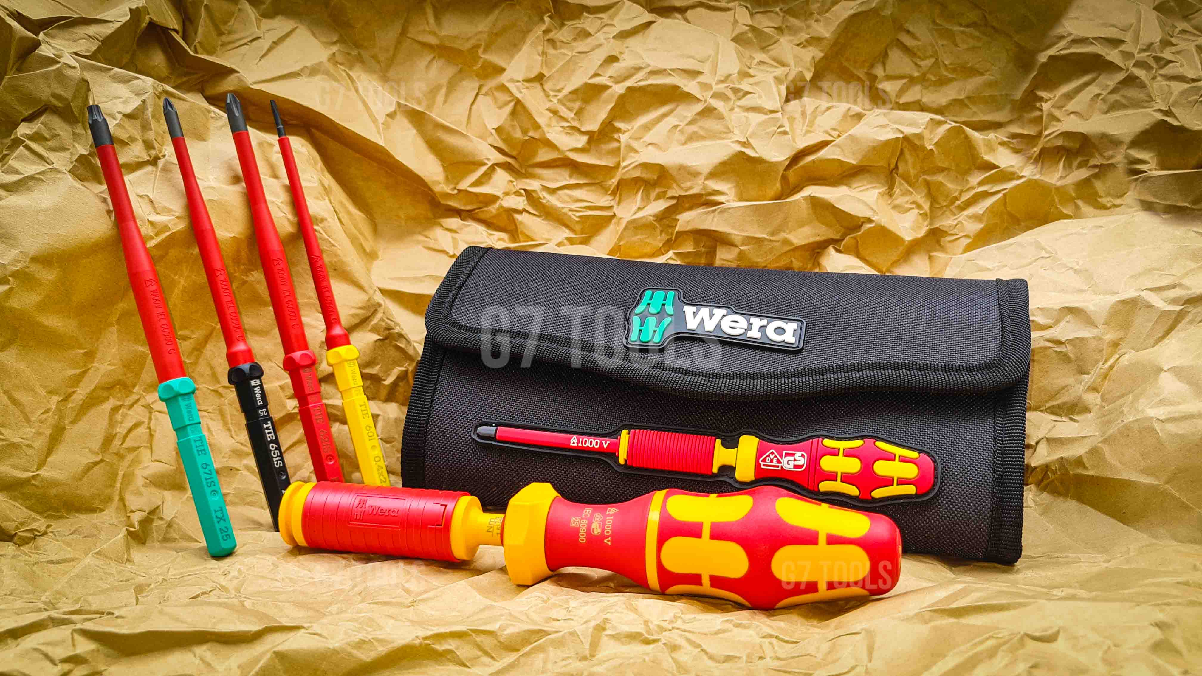 Bộ Tua Vít Lực 1.2-3.0 Nm gồm 15 chi tiết Cách Điện 1000 Volt - 006605