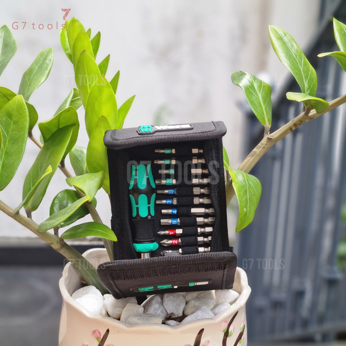 Bộ Tua Vít Wera Đảo Chiều 838 RA S Gồm 14 Chi Tiết - Mã 051060