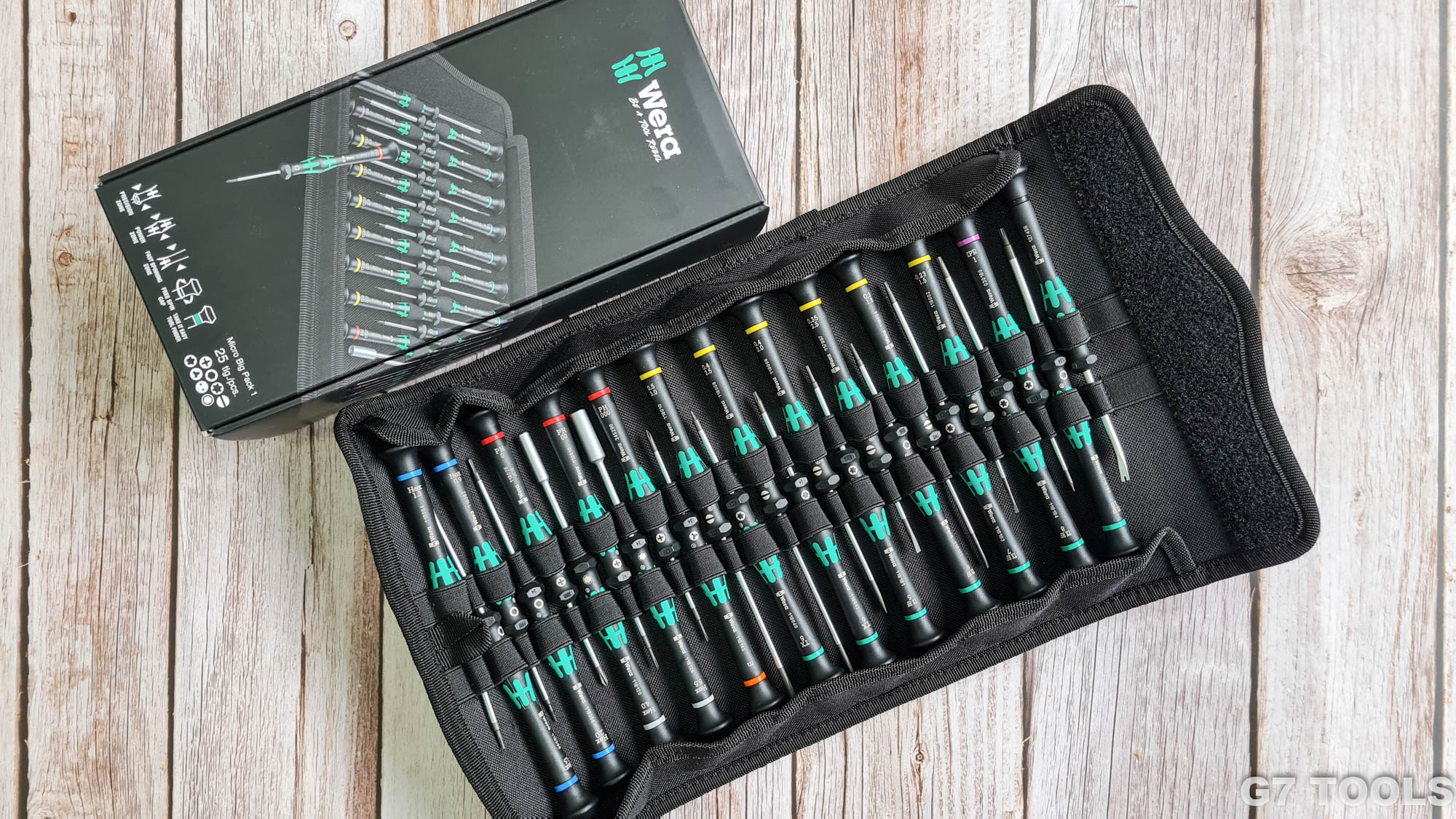 Tô Vít Mở Linh Kiện Điện Tử Wera 05 134000 001 Gồm 25 Chi Tiết