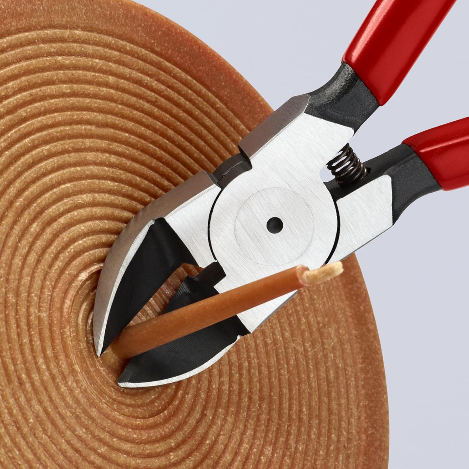 Kìm Cắt Nhựa KNIPEX 72 11 160 – Cắt Sát (Flush Cut) 45°, Lò Xo Mở, Dài 160mm