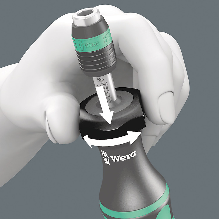 Wera 7400 Kraftform adjustable torque screwdrivers