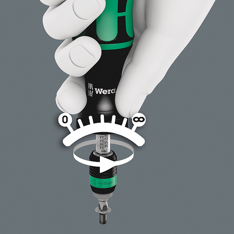 Wera 7400 Kraftform adjustable torque screwdrivers