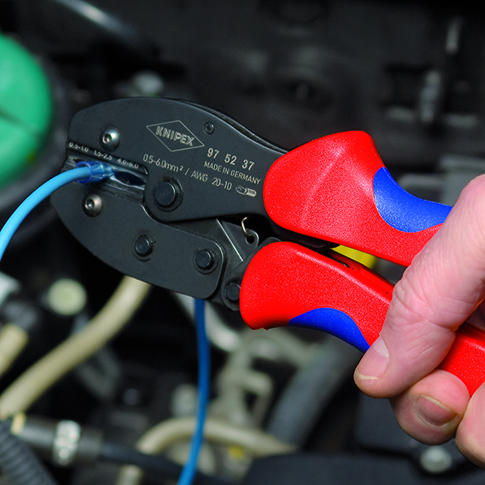 Kìm Bấm Cos Nối Co Nhiệt “Heat Shrinkeable” Knipex 97 52 37