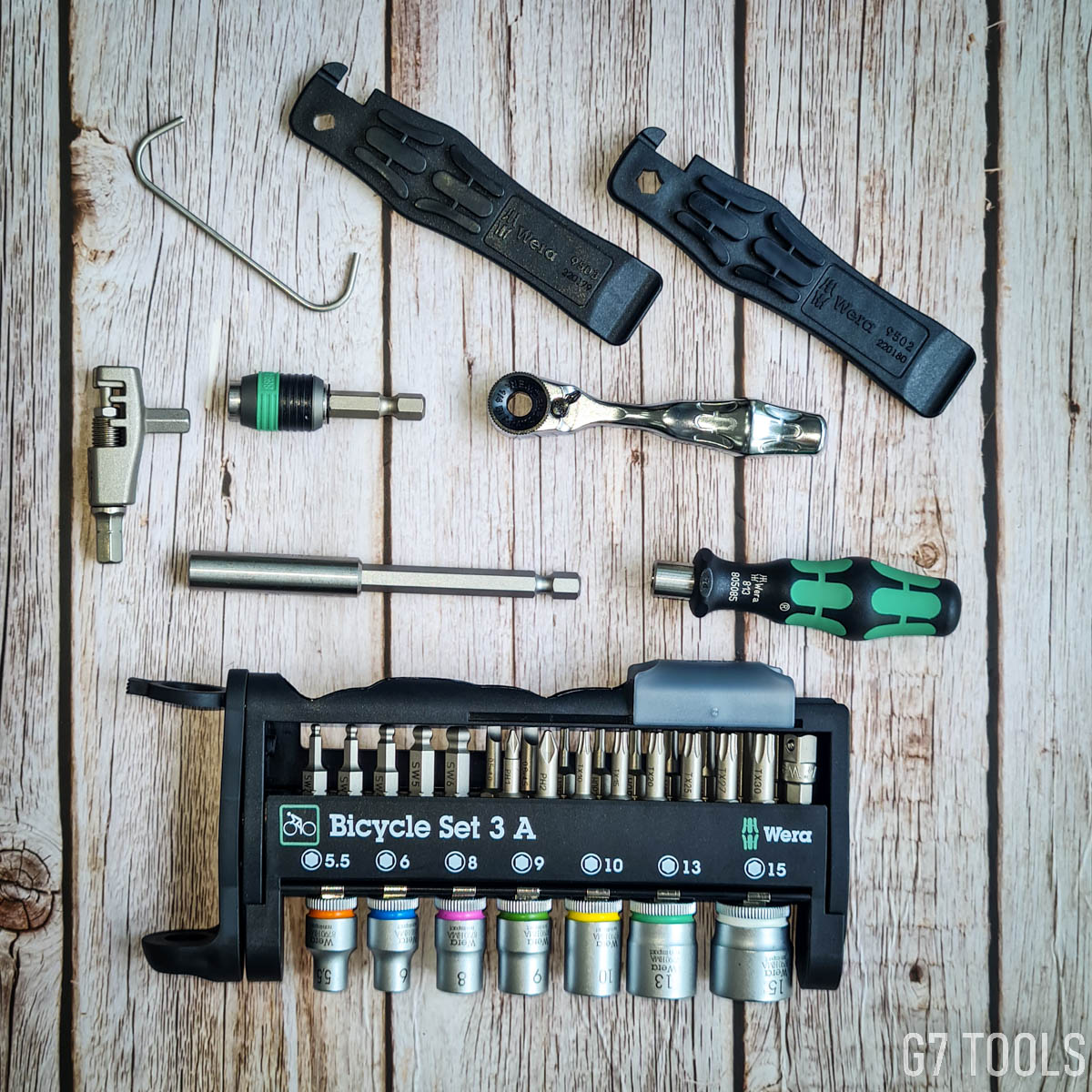 Bộ Dụng cụ Xe Đạp Wera Bicycle Bike Set 3A 05004183001