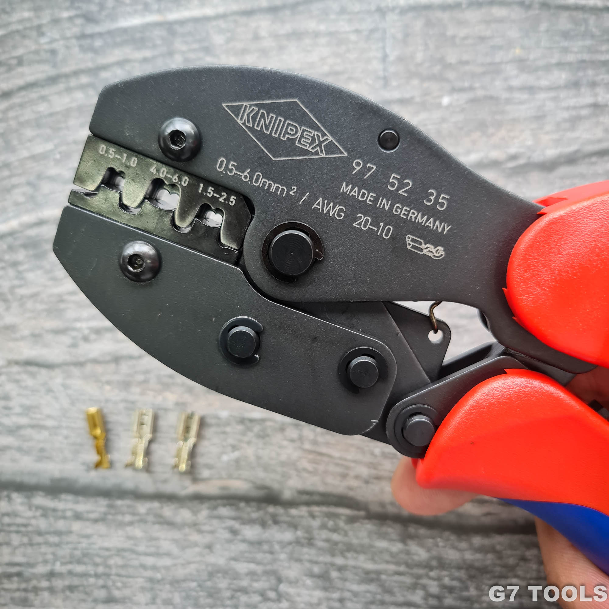 Kìm Bấm Cos Knipex PreciForce® 97 52 35 Ép Cos Thìa Nối