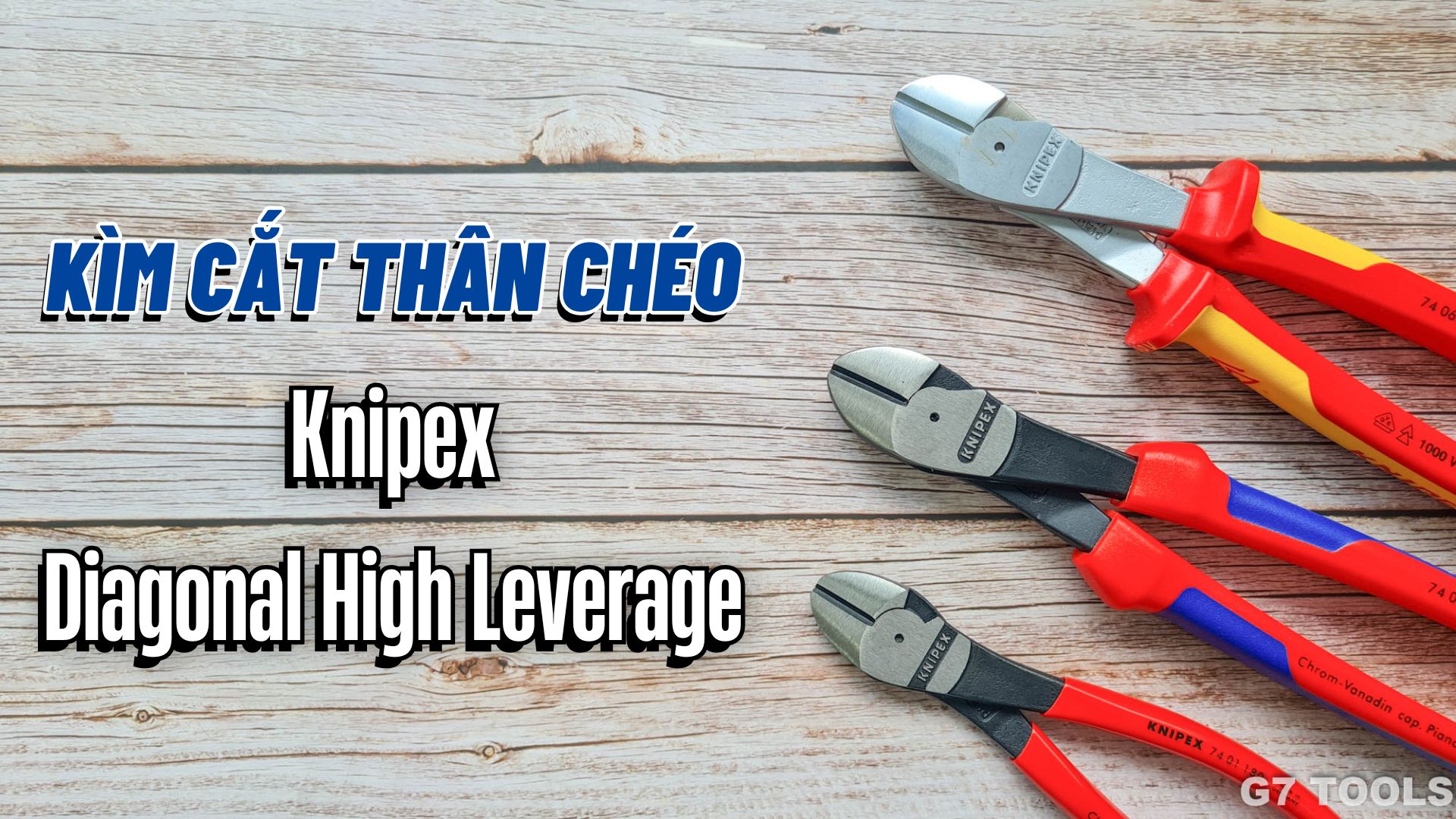 Kìm cắt thân chéo Knipex Diagonal High Leverage
