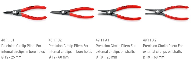 Kìm mở phe Knipex 00 19 57