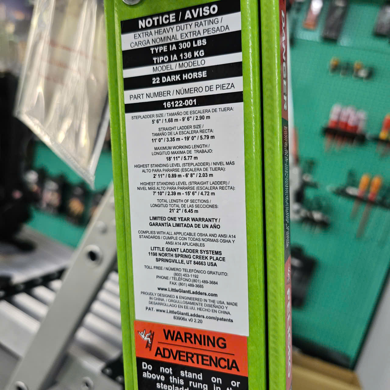 Little Giant Dark Horse 16122-001