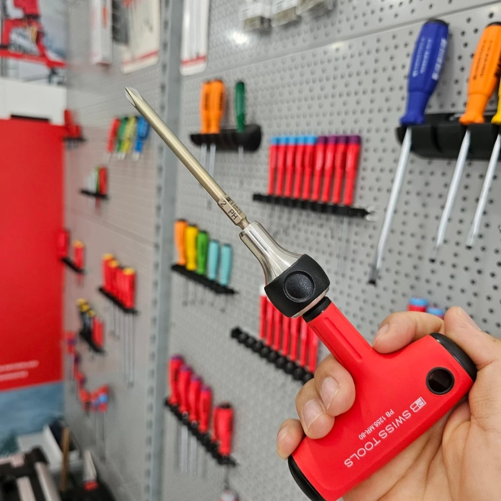 PB Swiss Tools 1255.MR-80 CBB Tua Vít Thanh Chữ T Đảo Chiều