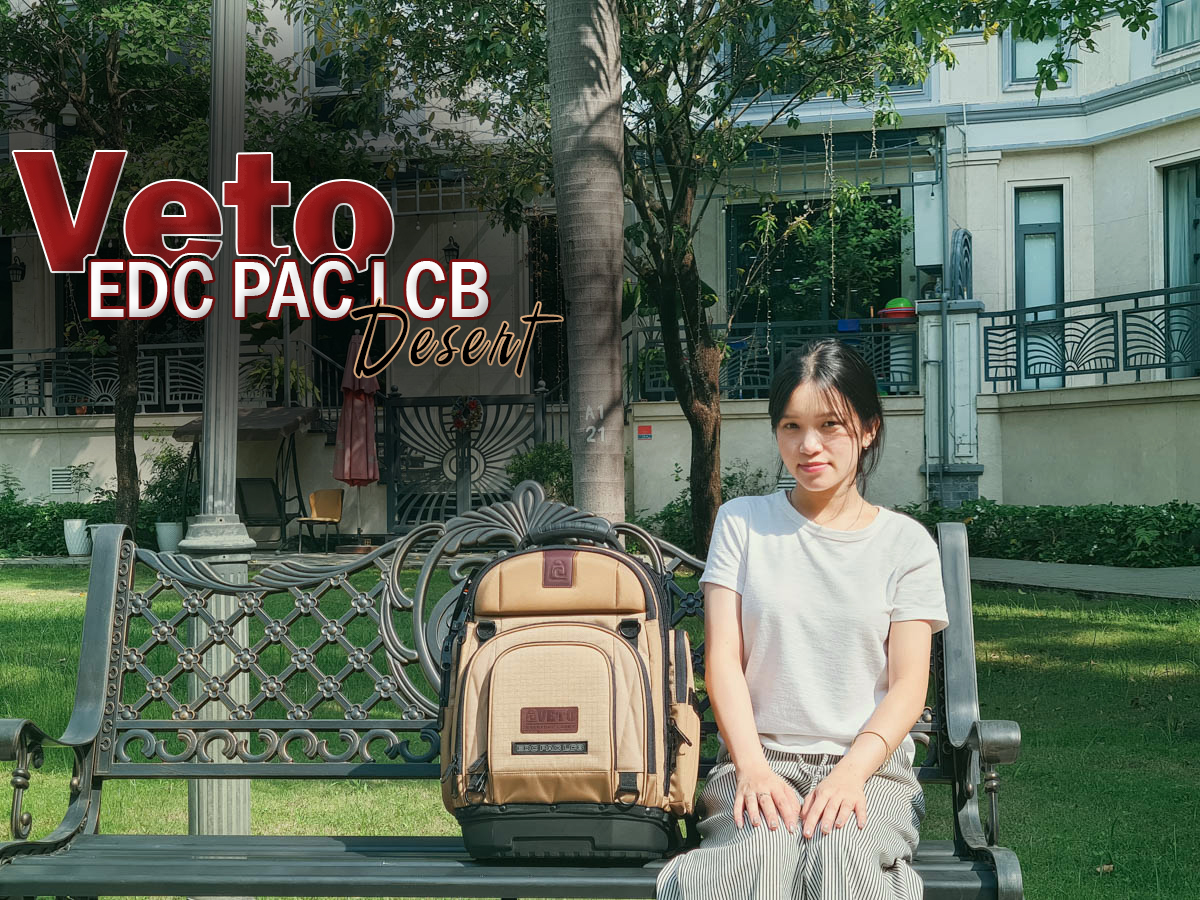 Veto EDC PAC LCB DESERT - Ba Lô Dung Tích 27 Lít Màu Vàng Cát Sa Mạc