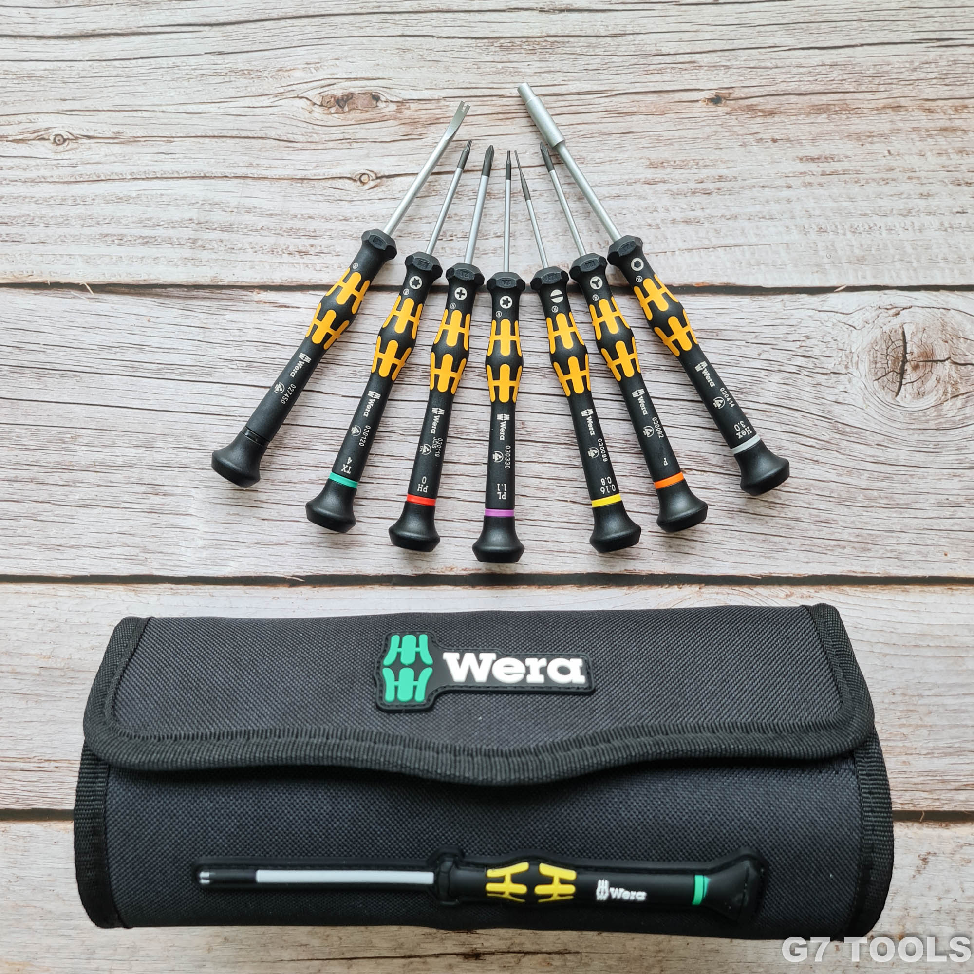 Wera 134019 - Bộ Tua Vít Mở Linh Kiện Kraftform ESD Micro Big Pack