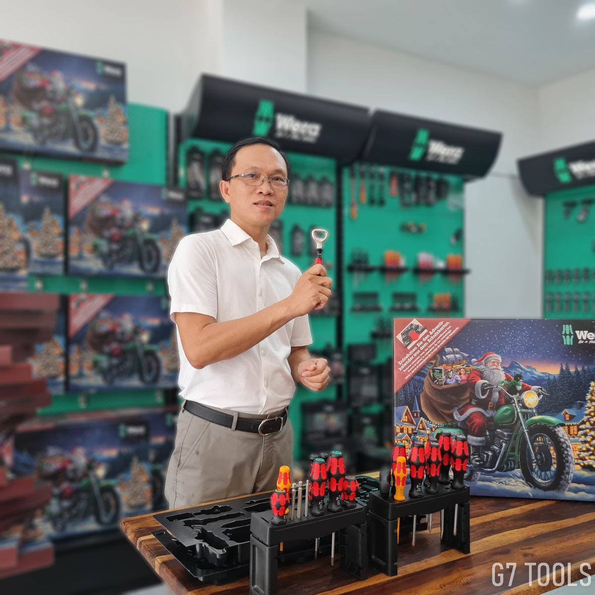 Bộ Tua Vít Wera Advent Calendar 2025 Gồm 28 Chi Tiết - Mã 136610