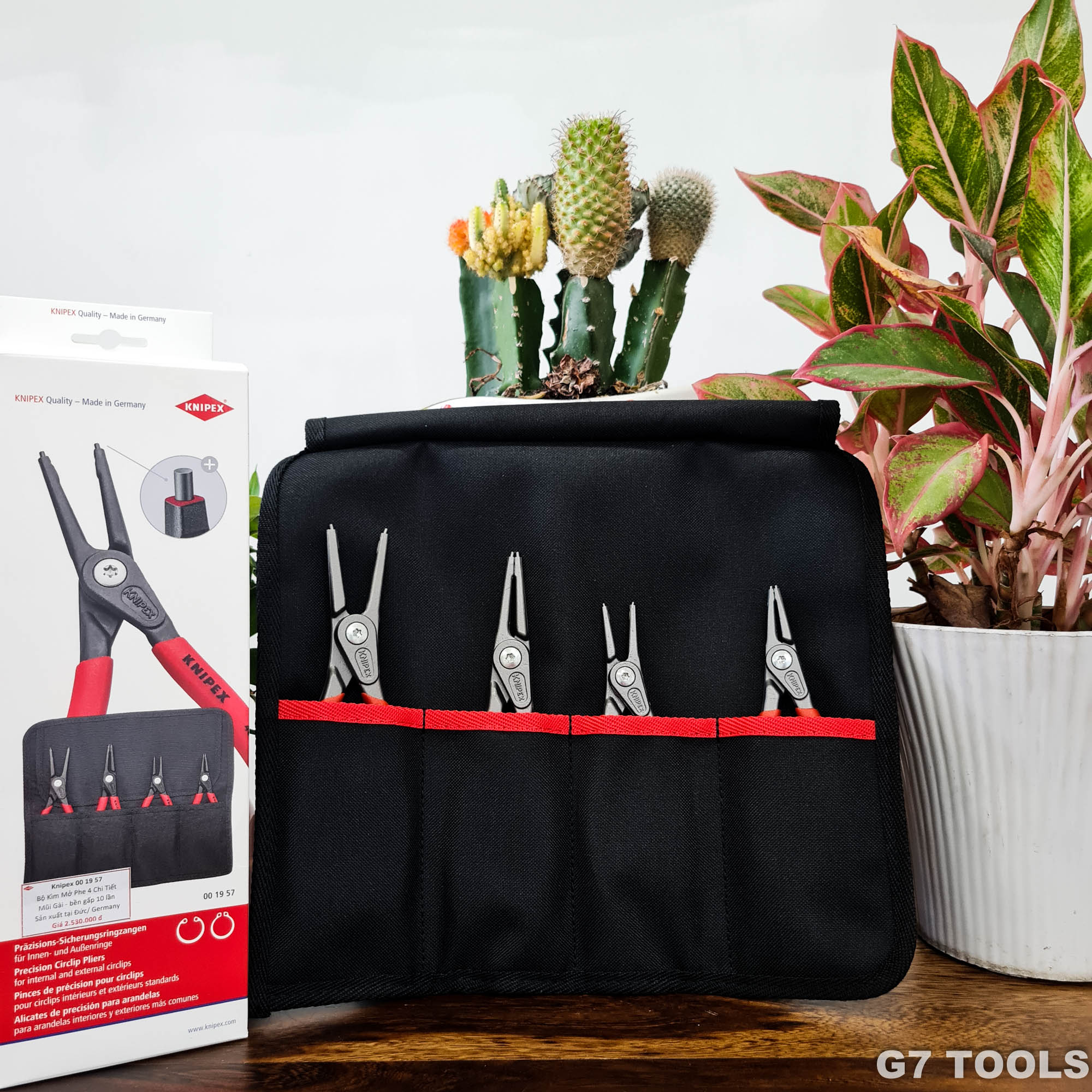 Bộ Kìm Phe Mũi Gài Knipex 00 19 57