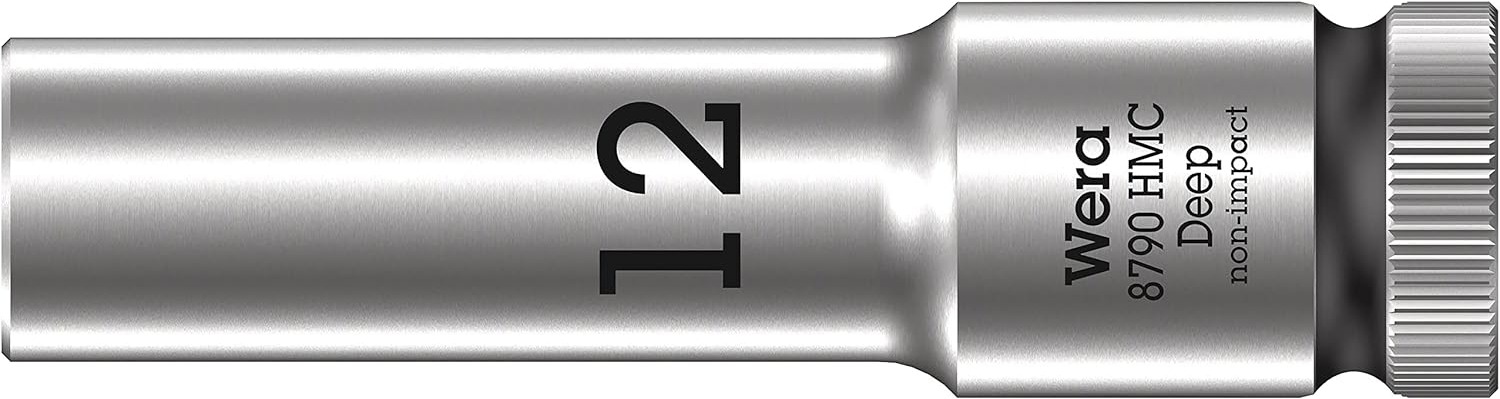 Wera Zyklop 8790 HMC Deep Khẩu 1/2" Size 12mm Mã Sản Phẩm 004552