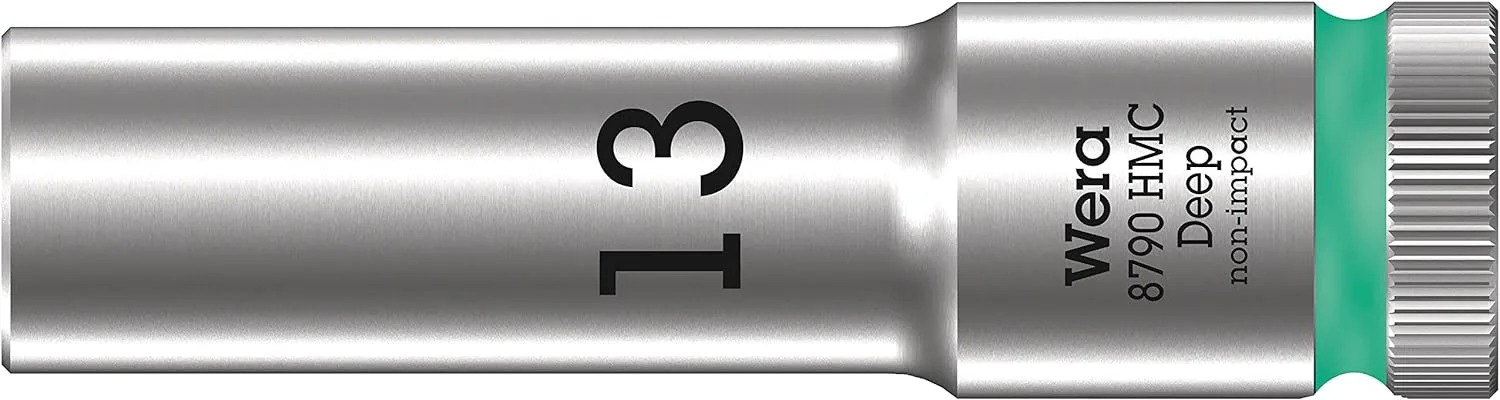Wera Zyklop 8790 HMC Deep Khẩu 1/2" Size 13mm Mã Sản Phẩm 004553