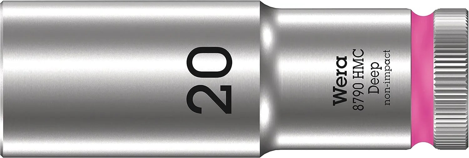 Wera Zyklop 8790 HMC Deep Khẩu 1/2" Size 20mm Mã Sản Phẩm 004560