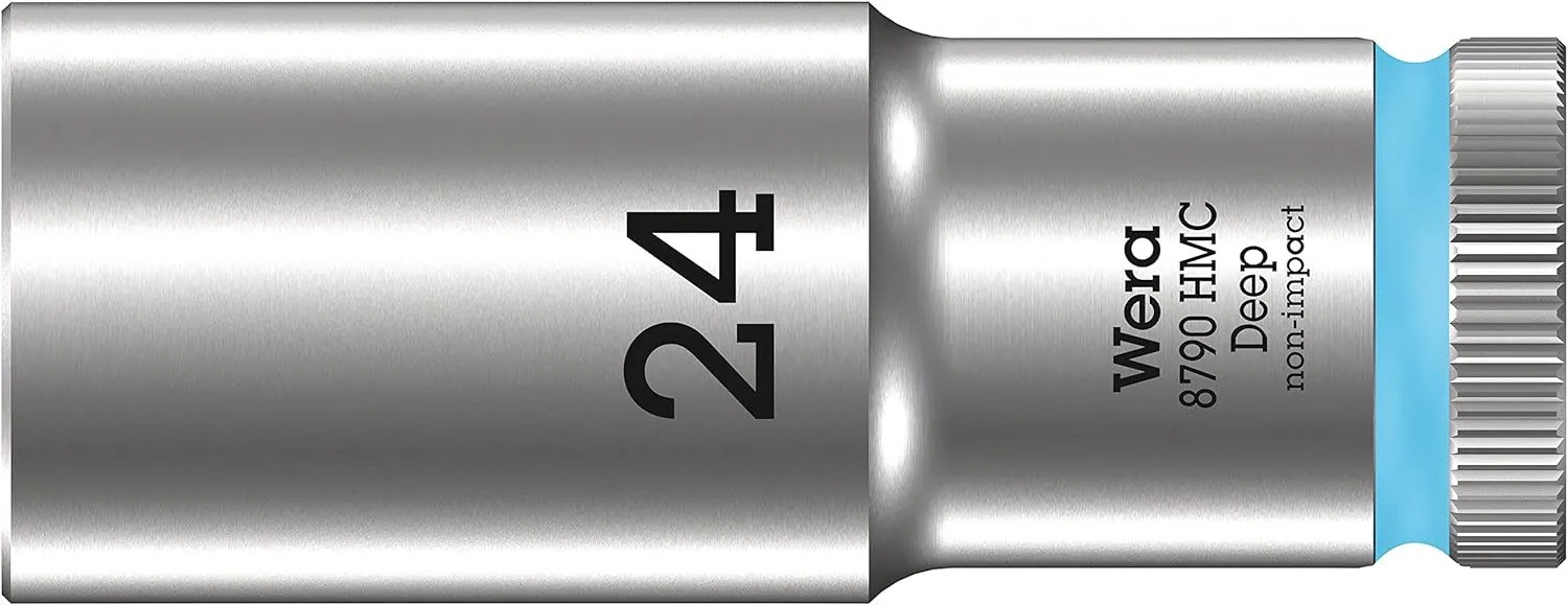Wera Zyklop 8790 HMC Deep Khẩu 1/2" Size 24mm Mã Sản Phẩm 004563