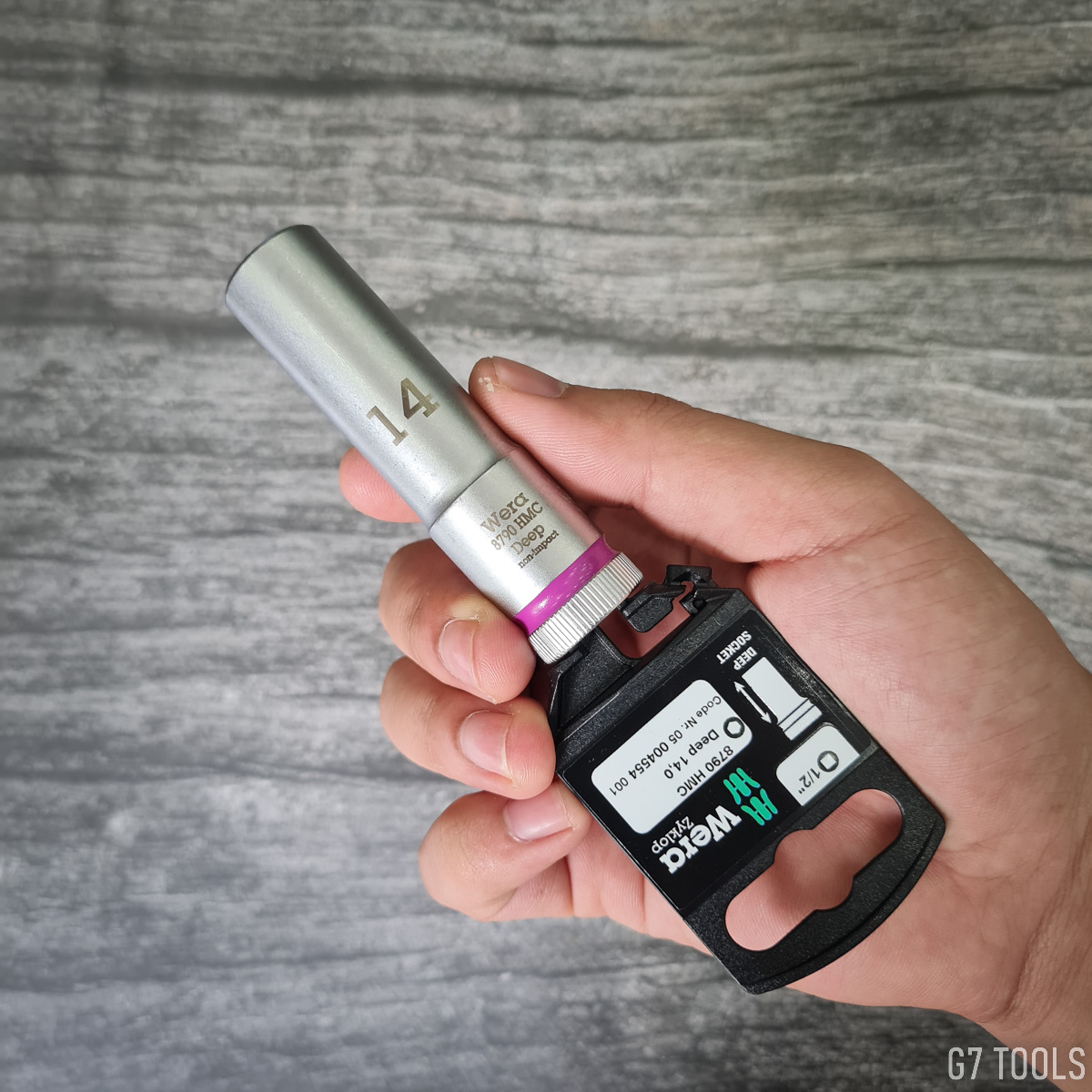 Wera Zyklop 8790 HMC Deep Khẩu 1/2" Size 14mm Mã Sản Phẩm 004554